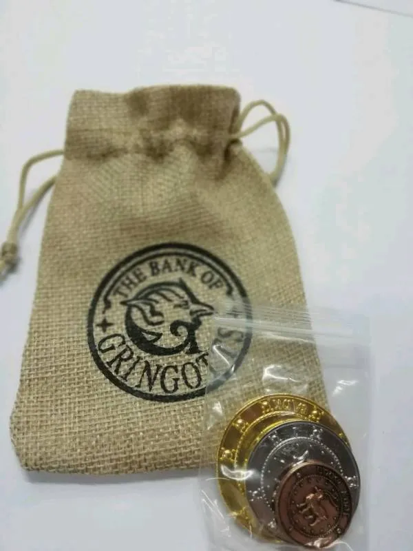 Bolsa de monedas Harry Potter x3