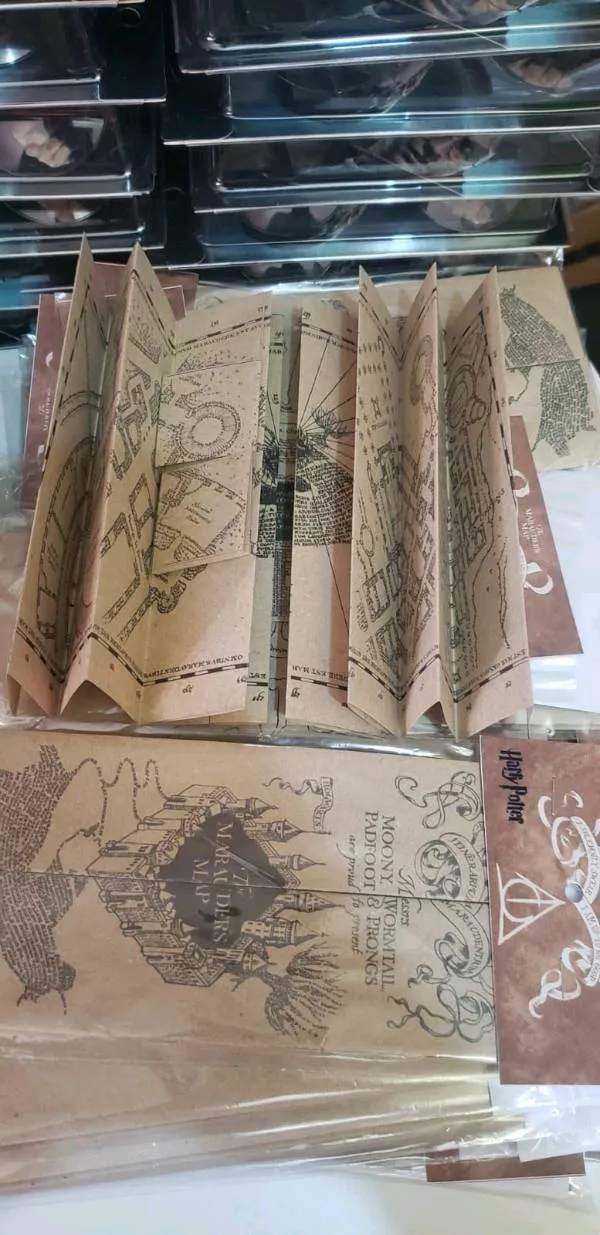 Mini mapa merodeador Harry Potter impotado