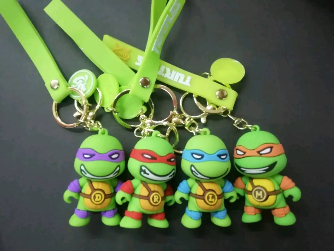 Llaveros 3D Tortugas ninja surtidos 