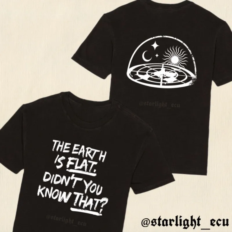 Camiseta the earth is flat