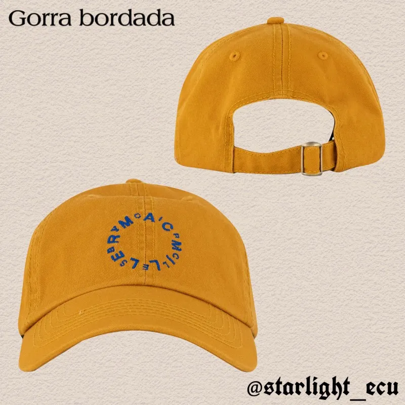 Gorra bordada MM
