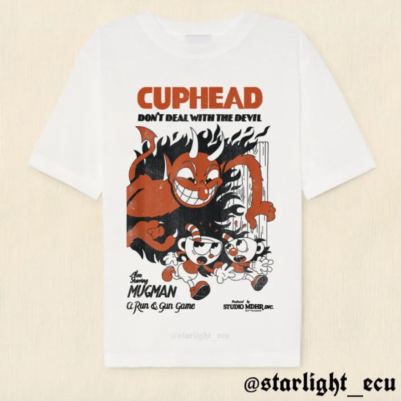 Camiseta cuphead