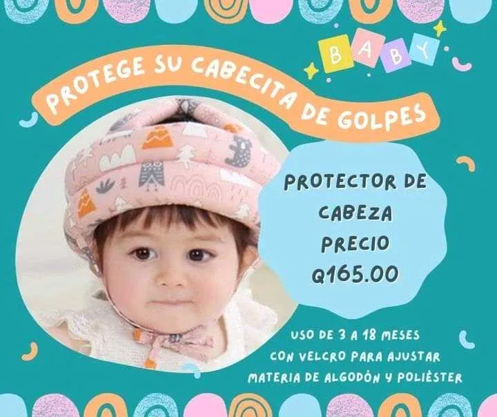 Casco de Seguridad para Protección de Cabeza para bebé 