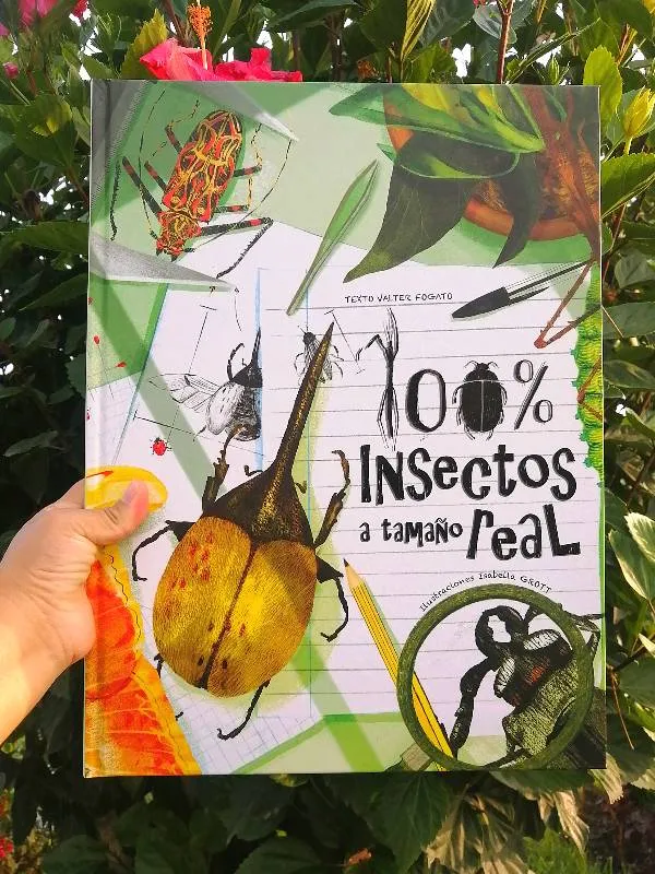 100% Insectos a tamaño real (Mega libro) 