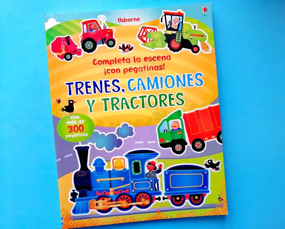 Trenes, camiones y tractores (Pegatinas) 