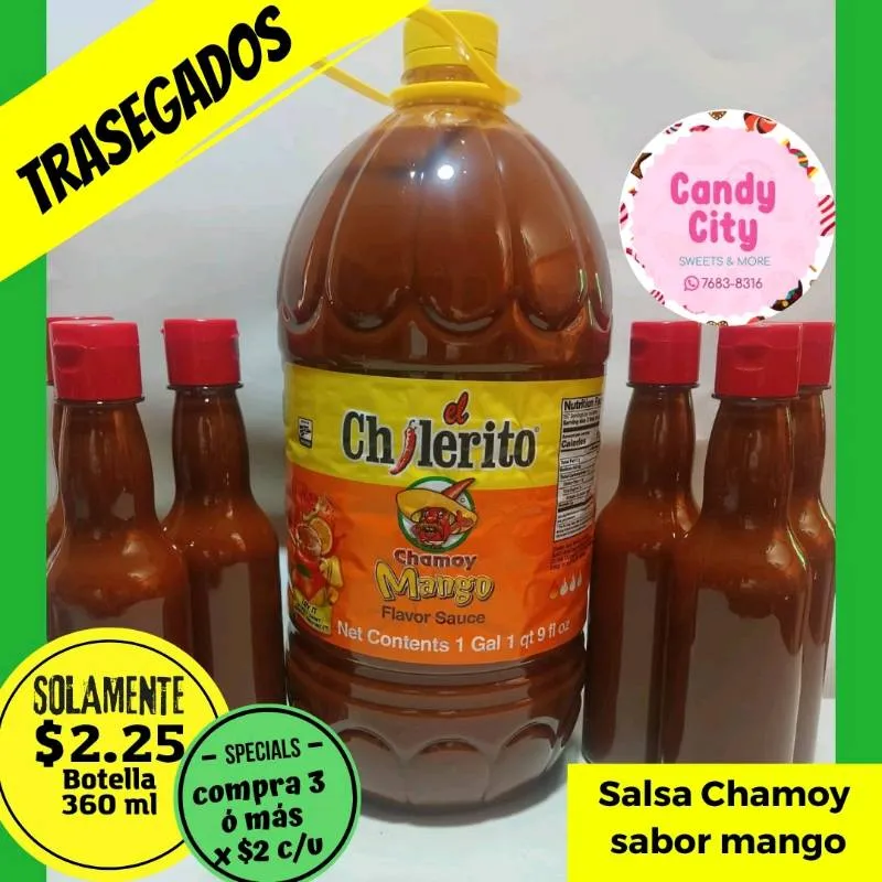 Salsas Chamoy sabor Mango (360 ml)