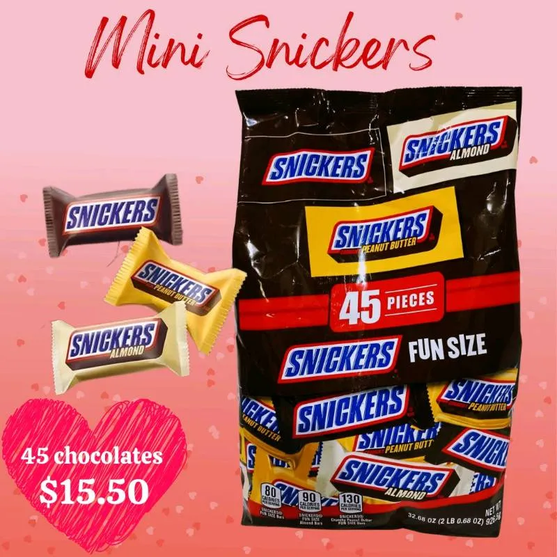Snickers Mini (45 piezas)