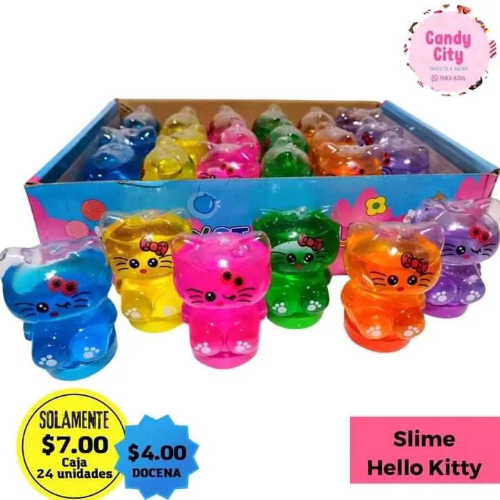 Slime Hello Kitty Mediano (12 piezas)