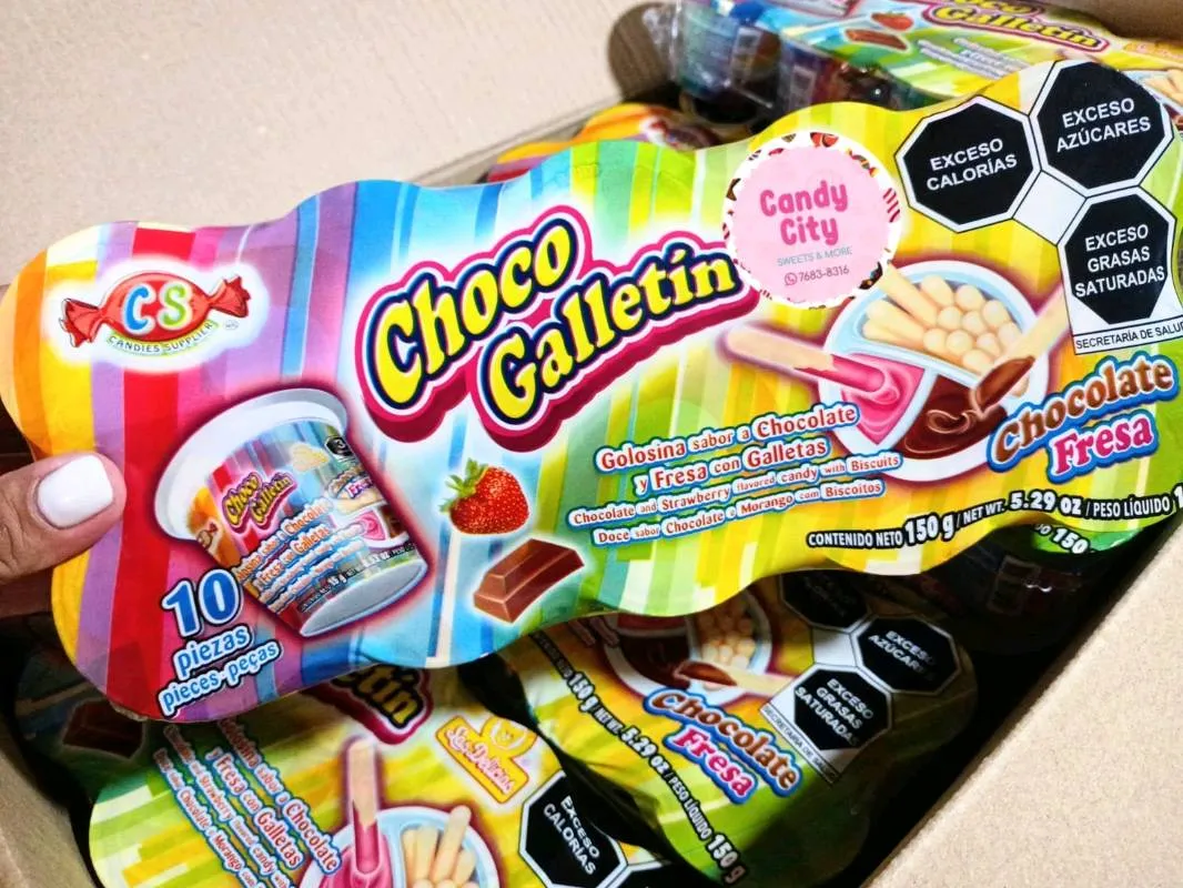 Choco Galletin Chocolate-Fresa (10 piezas)