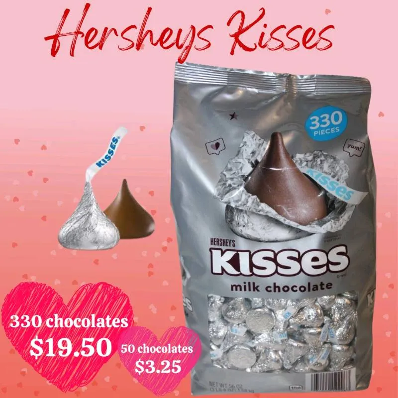 Chocolates Kisses (330 piezas)