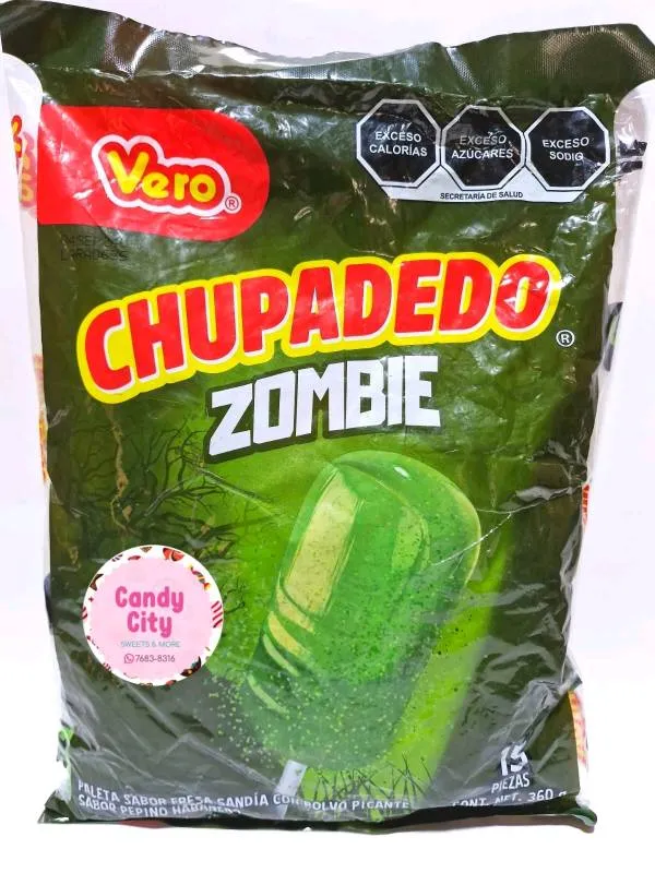 Chupadedo Zombie (15 piezas)