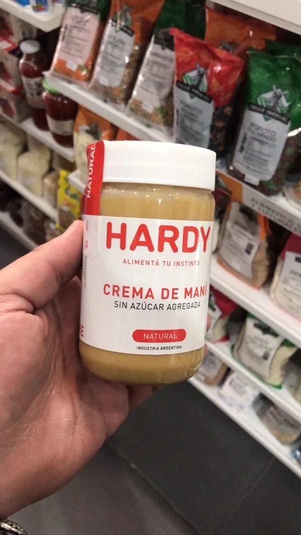 Mantequilla de Maní HARDY Natural 
