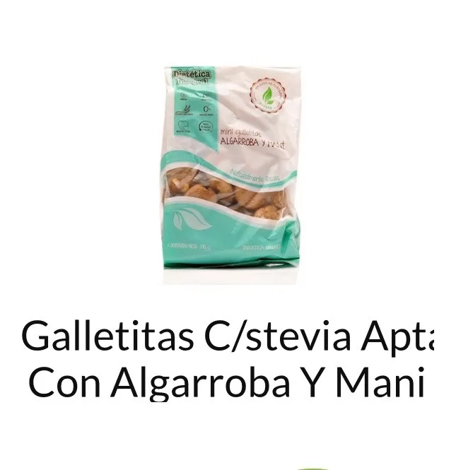 Galletitas c/Stevia apto diabéticos 