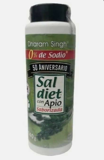Sal diet sabor Apio 0% sodio  