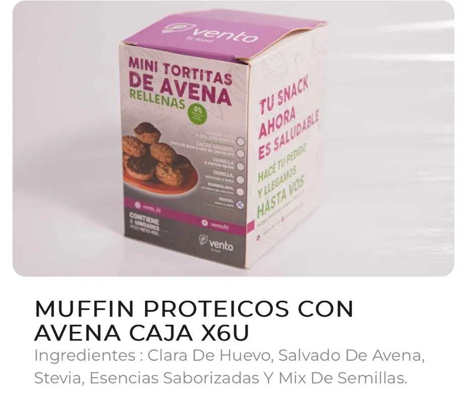 Mini tortitas de Avena Proteicas 