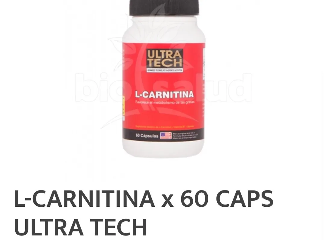 Ultratech L-Carnitina x 60 cápsulas 