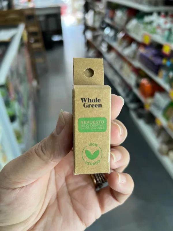 Hilo dental vegetal Whole green 100 % vegano 