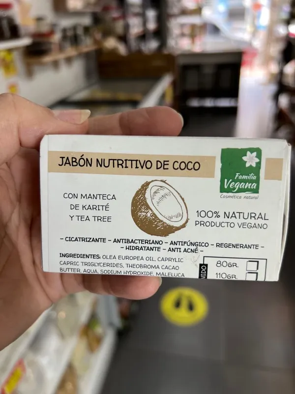 Jabón de Coco c/ manteca de karite 