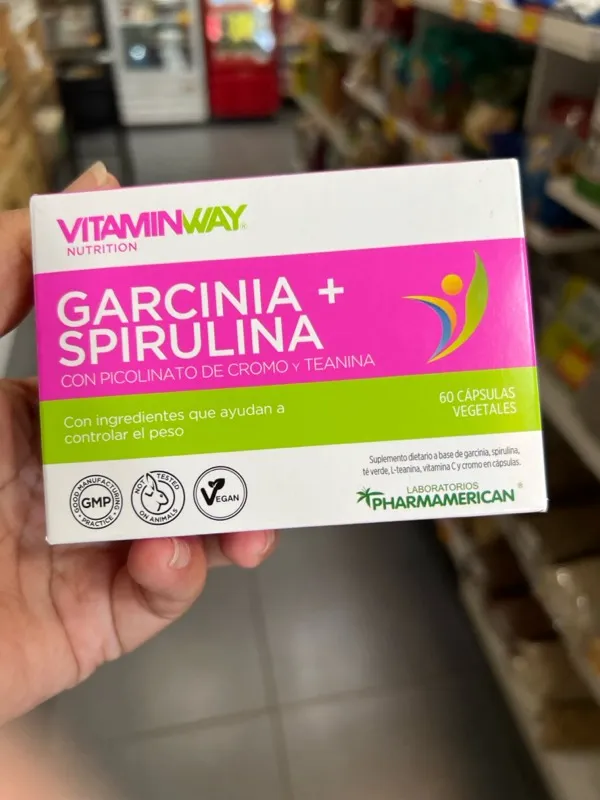 Garcinia + Spirulina VitaminWay x 60 cápsulas 