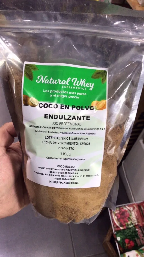 Azúcar de coco “Natural Whey”x kg 