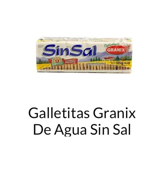 Galletitas Granix de salvado sin sal 