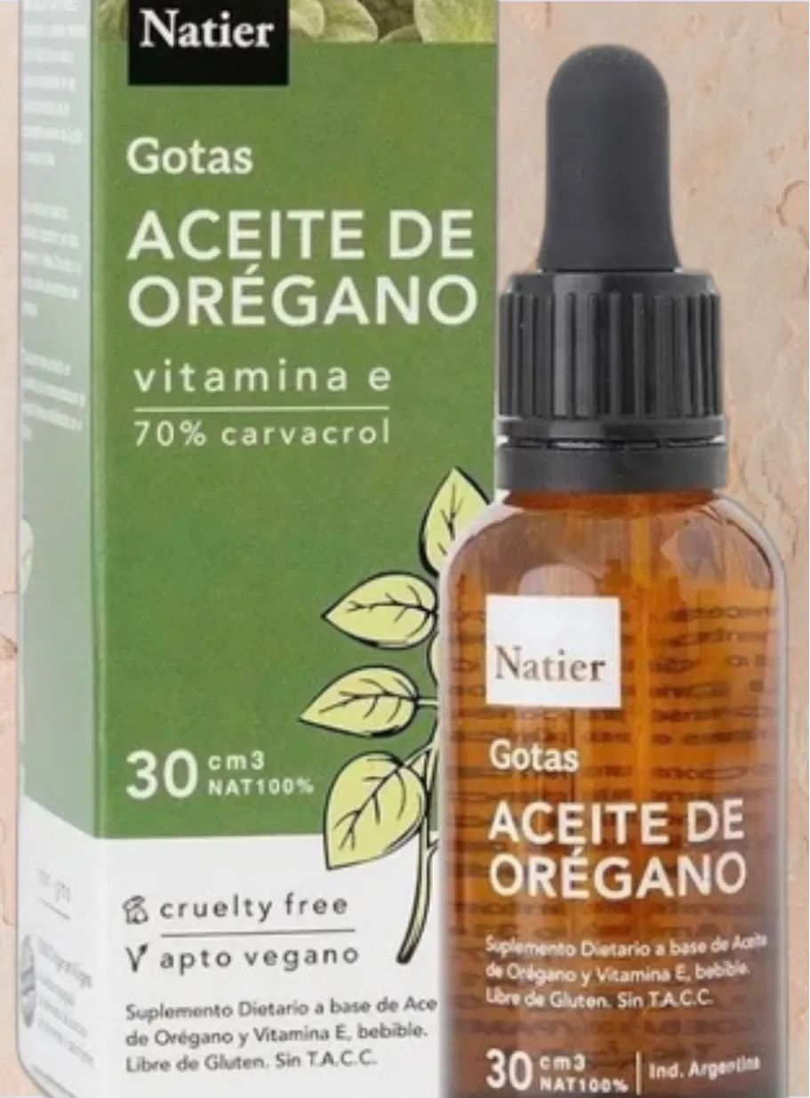 Aceite de Orégano Natier con Vitamina E 