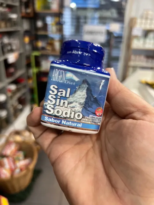 Sal sin sodio sabor natural 