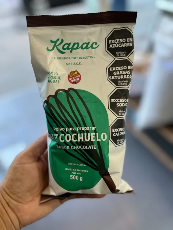 Premezcla KAPAC Biscochuelo de Chocolate x 500 gr.