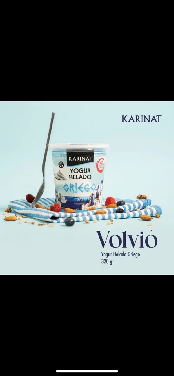 Yogur griego Karinat x 320 gr. 