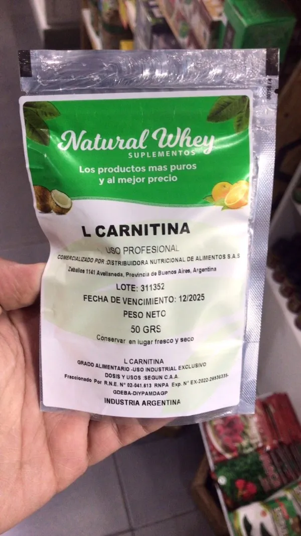 L-Carnitina Natural Whey 