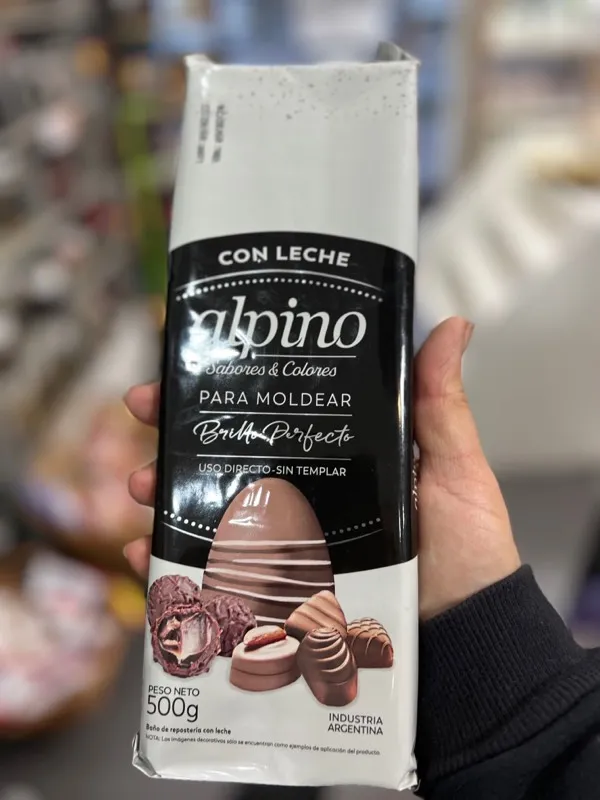 Chocolate ALPINO COBERTURA c/leche 