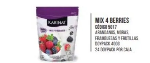 Mix 4 Berries KARINAT x 400 grs. 