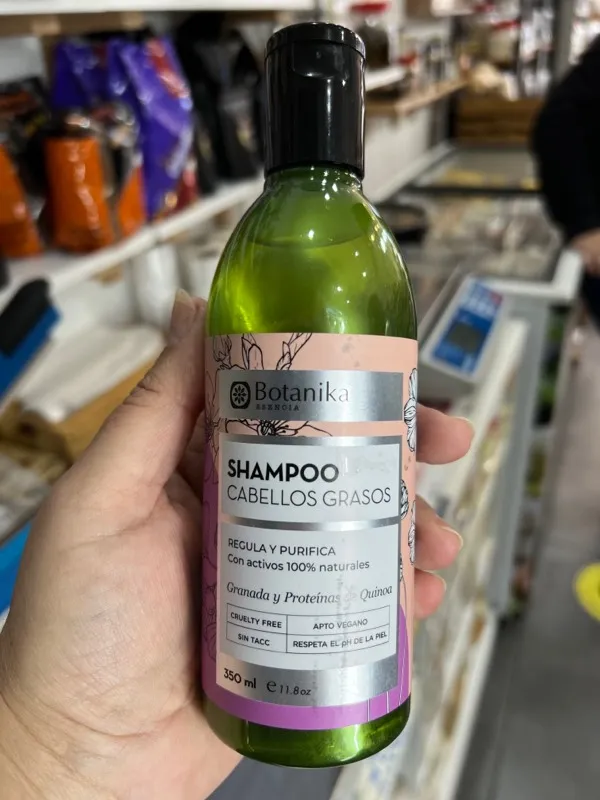 Shampoo cabellos grasos Botanika 