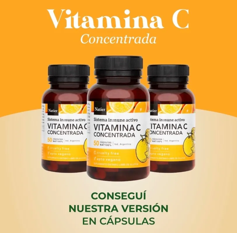 Vitamina C Natier x 50 cápsulas 