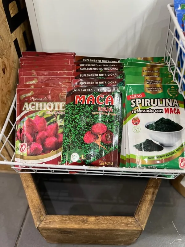 Productos Peruanos. Suplementos dietarios 