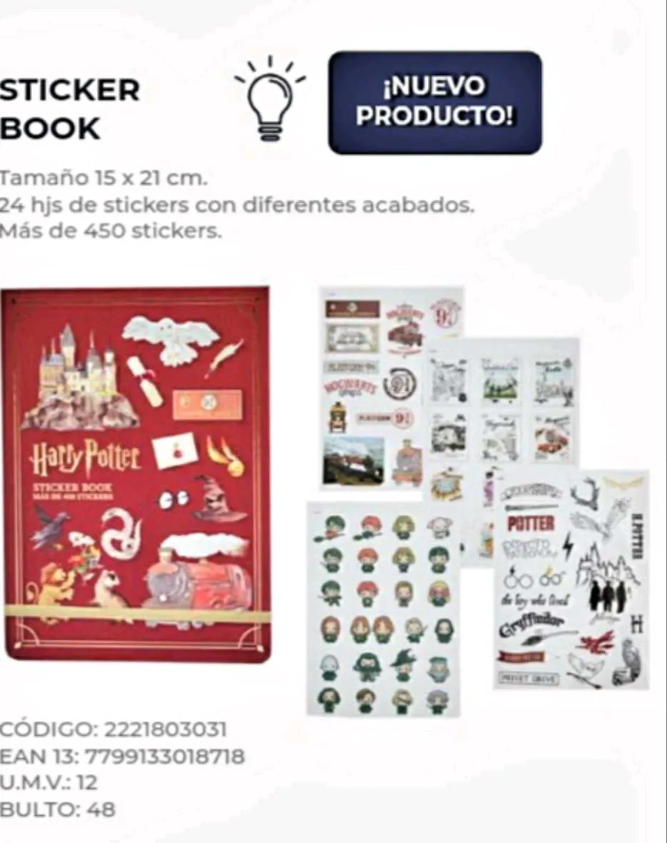 Stikers book harry potter mooving 