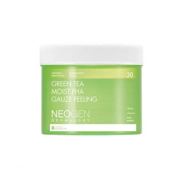 Neogen, Green Tea Moist PHA Gauze Peeling (30pads)