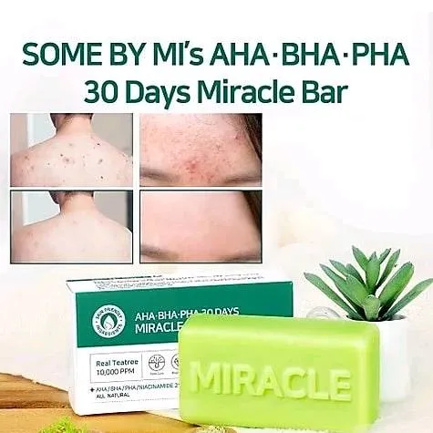 SOME BY MI, AHA BHA PHA 30 Days Miracle Cleansing Bar