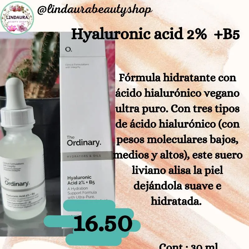 THE ORDINARY, Hyaluronic Acid 2% + B5, 30ml