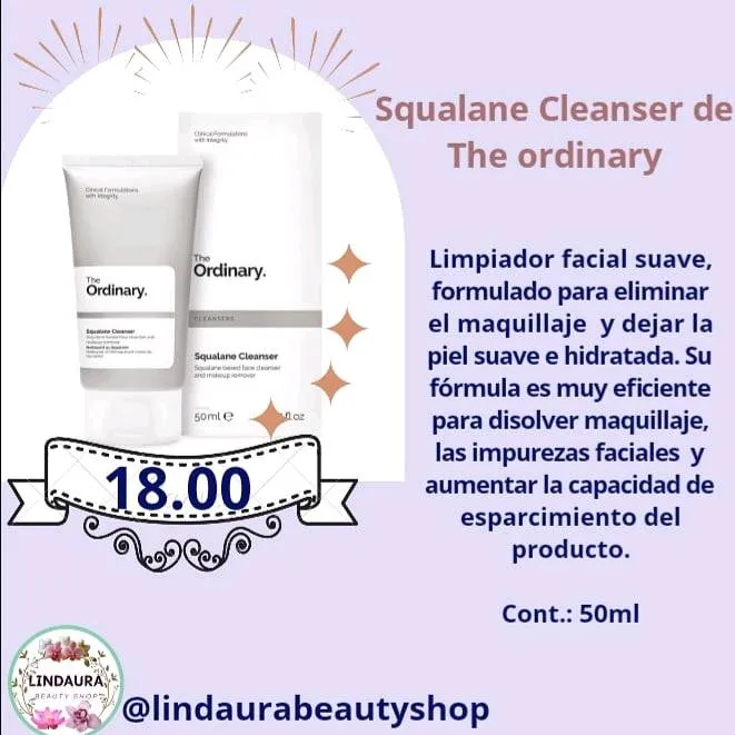 THE ORDINARY, Squalane Cleanser 50ml