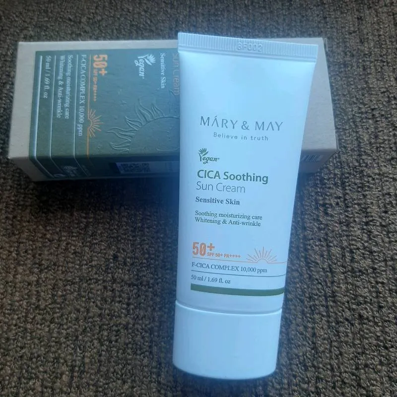 MARY & MAY, Cica Soothing Sun Cream, 50ml