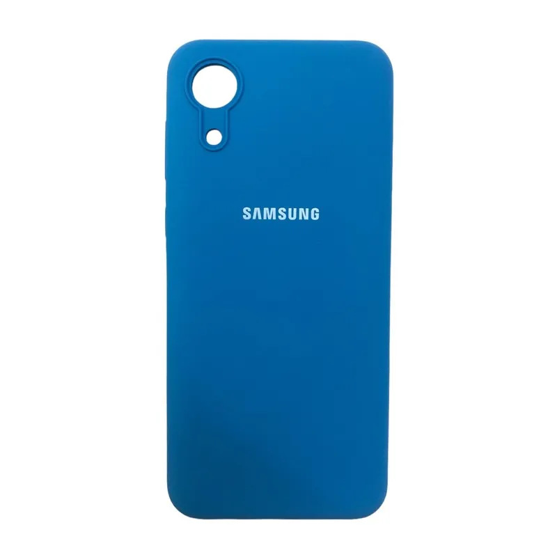 Forro Samsung A03 Core De Silicon Azul Indigo 