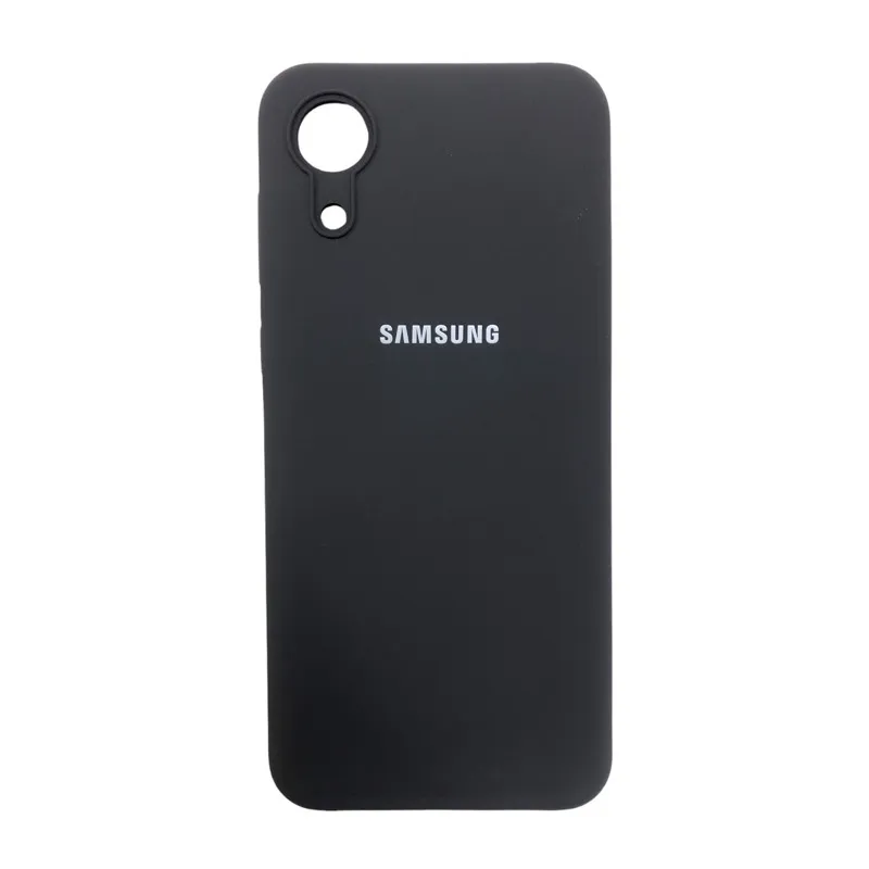 Forro Samsung A03 Core De Silicon Gris Oscuro