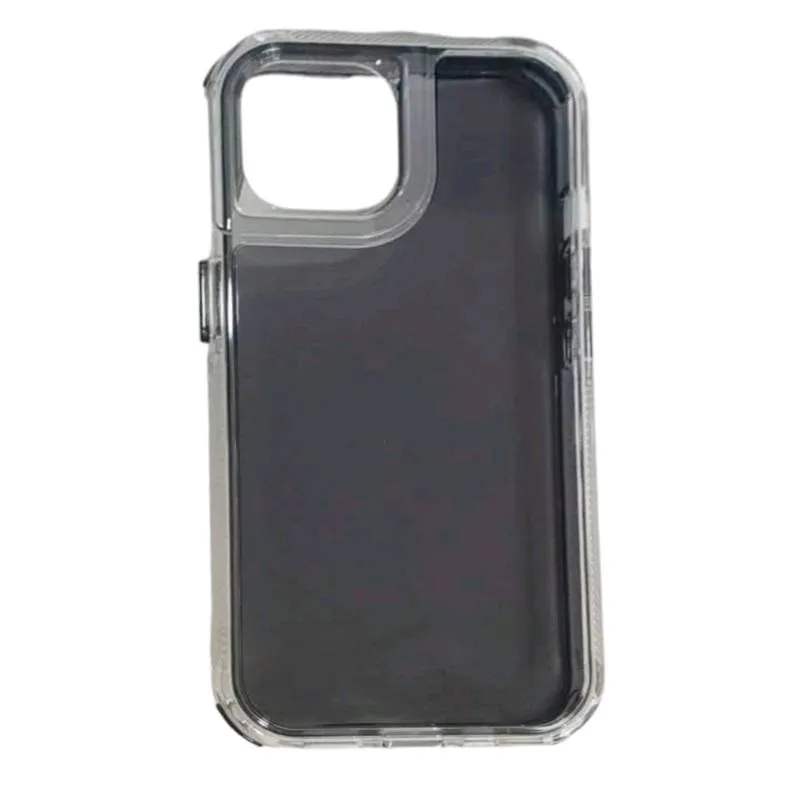 Forro Protector Transparente De Color Negro iPhone 15