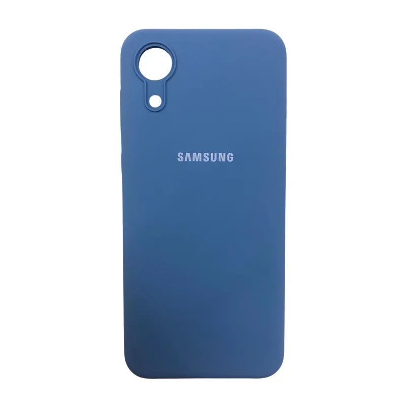 Forro Samsung A03 Core De Silicon Azul Acero