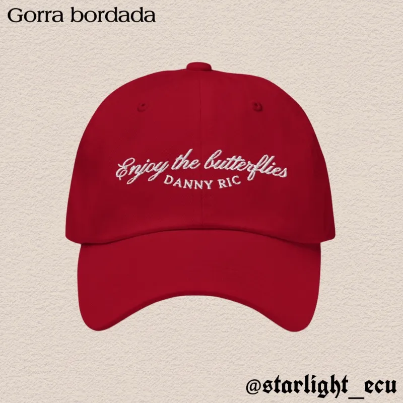 Gorra bordada 