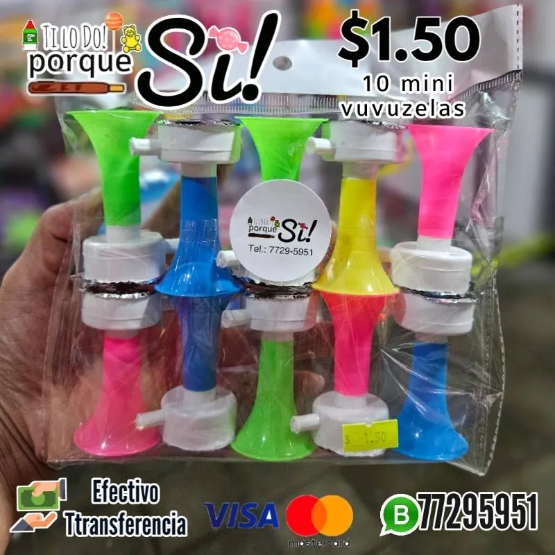 Vuvuzelas, 12 unidades 