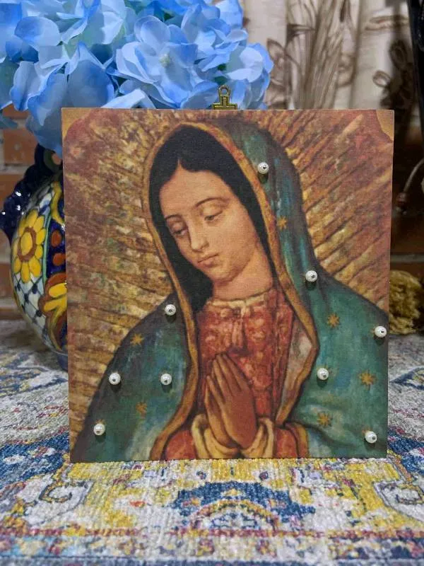 Icono Mediano - Virgen de La Guadalupe 