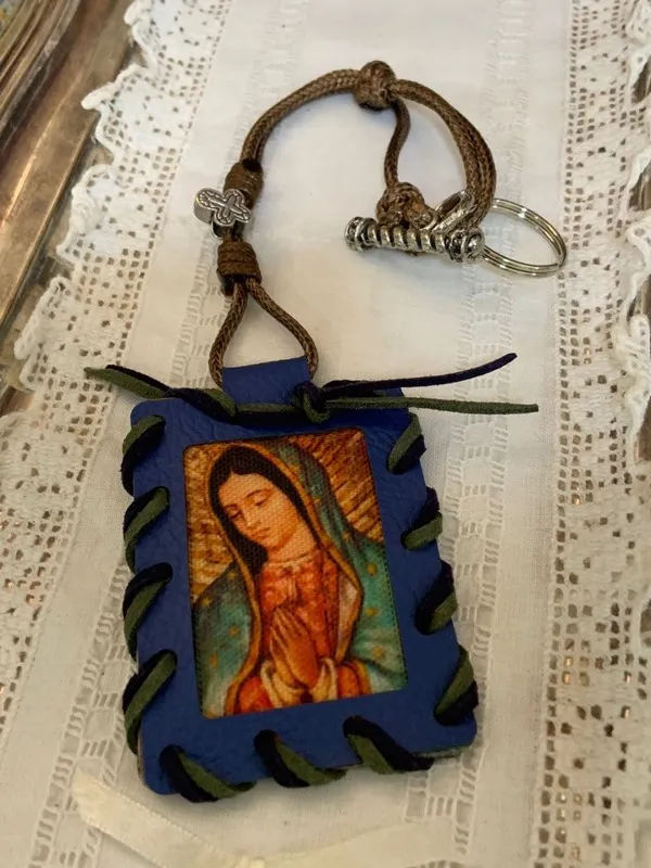 Escapulario - Virgen de Guadalupe / Sagrado Corazón de Jesús