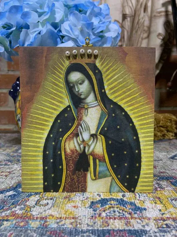 Icono Mediano - Virgen de La Guadalupe 